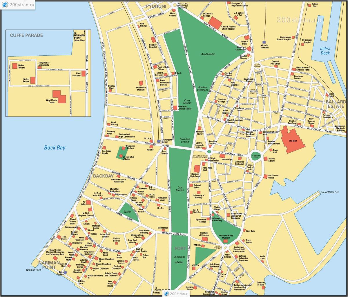 孟买-孟买街道地图